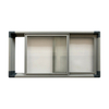 Assembled Frame with Low-e Glass Lids for Commercial Deep Freezer